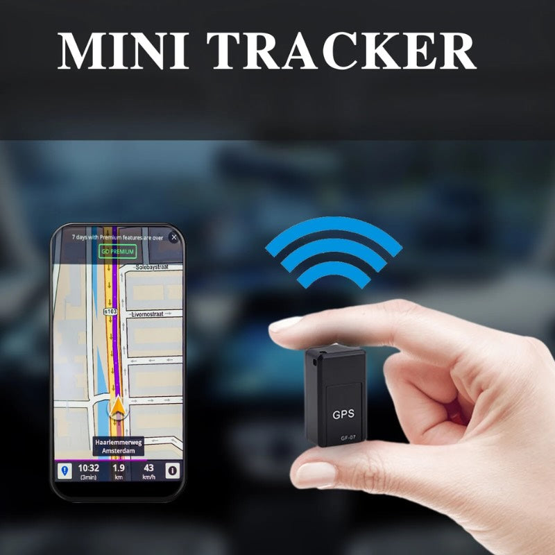 Mini Magnetic GPS Tracker with Real-Time Location, Voice & Route Recording