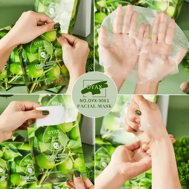 Pack of 2 | O’Mayln Rice Facial Mask | Anti-Wrinkle, Brightening & Hydrating Sheet Mask