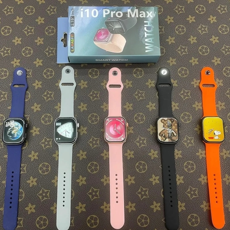 i10 Pro Max Smart Watch Series 9 | Bluetooth Calling, 2.19" HD Display, Fitness & Health Tracker